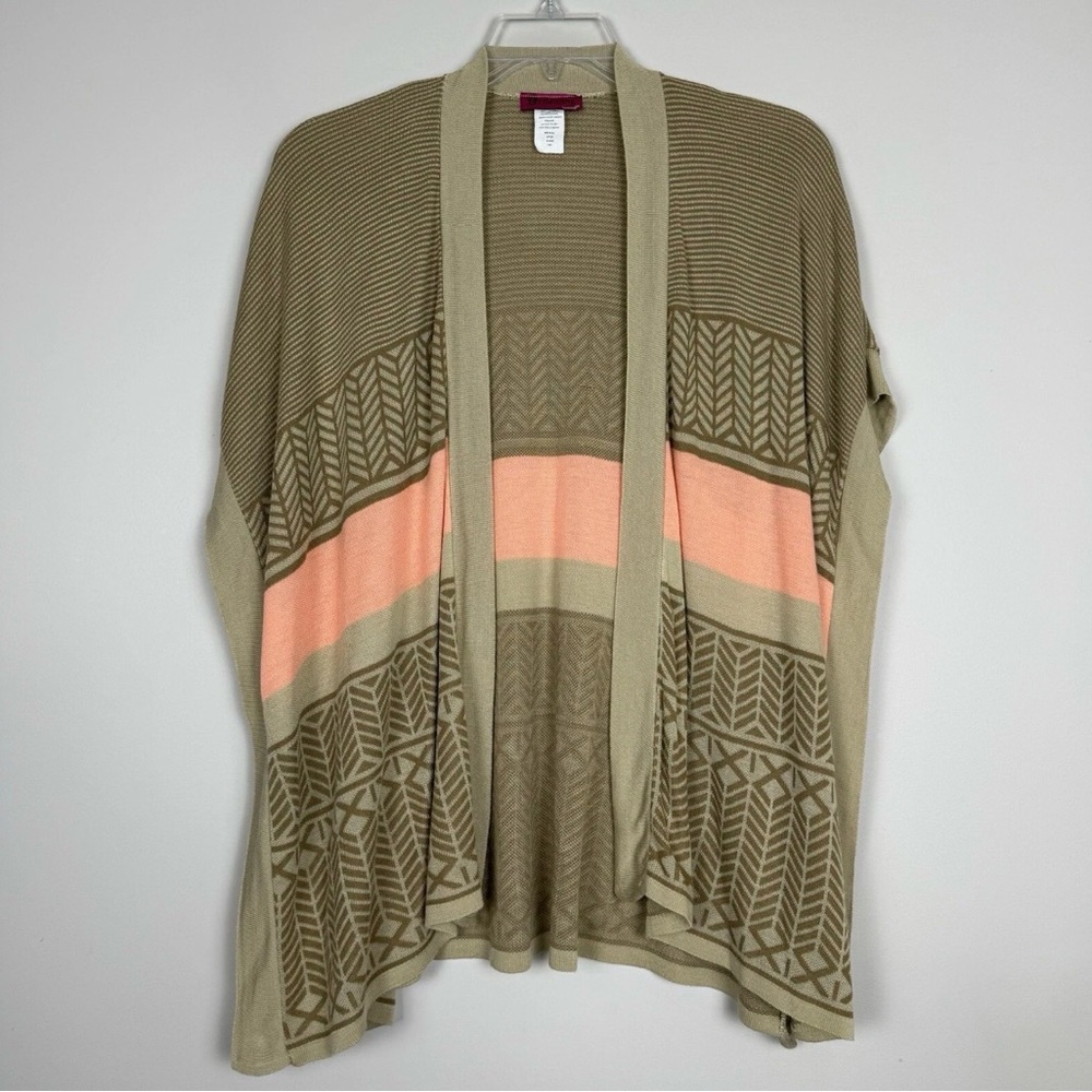 Demanding by Say What Open Front Cardigan Size S/M Knit Kimono‎ Sleeves